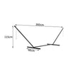 Double Person Garden Camping Patio Hammock Hang Bed Outdoor Swing Stand Optional