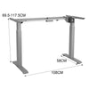 Electric Standing Desk Motor Height Adjustable Sit Stand Workstation Frame/Top