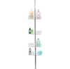 Non-Rust Bathroom Telescopic Corner Shelf Storage 4 Tier Shower Caddy Organiser