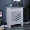 White Radiator Cover Cabinet Small Large MDF Wood Grill Traditional Furniture