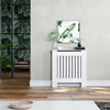 White Radiator Cover Grill Shelf Cabinet MDF Wood Modern Traditional Furniture