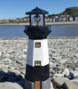 SOLAR POWERED LIGHTHOUSE ROTATING LED GARDEN LIGHT HOUSE DECOR
