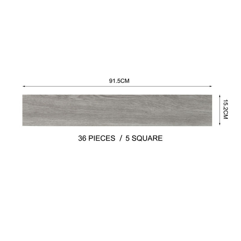 Self Adhesive Floor Tiles Waterproof Flooring Plank Floorboard Home Office Floor