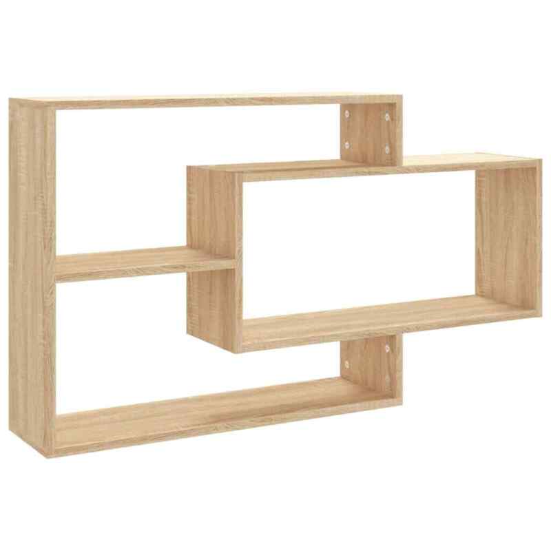 Wall Shelves Set Display Shelves Bookshelf Storage Unit Stylish Space Saving