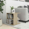 Side Table Coffee Chipboard Living Room Easy Assemble Square Clean Compartments
