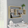 Floating Wall Mounted Bookshelf Hanging Storage Display Shelf Unit Multi Colours