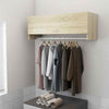 Wardrobe Engineered Wood Cabinet Hanger Clothes Organiser Multi Colours