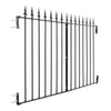 Garden Fence Panel 1830mm Gap Wrought Iron Spear/Ball Top Border Fencing Railing