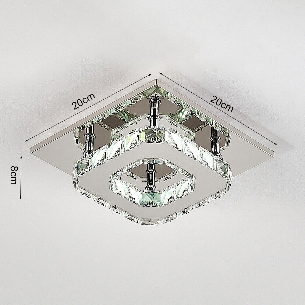 Modern Square Ceiling Lights Chandelier Pendant Living Room Bedroom Hallway Lamp
