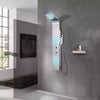 Bathroom Shower Thermostatic Shower Panel Column Tower With Body Jets Twin Head