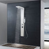 Bathroom Shower Thermostatic Shower Panel Column Tower With Body Jets Twin Head