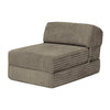 Jumbo Cord Z Bed Single Size Fold Out Chairbed Sofa Seat Foam Guest Futon Chair