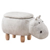 Upholstered Animal Shaped Ottoman Ride-on Footrest Stool Rest Seat TOY Kids New