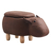 Upholstered Animal Shaped Ottoman Ride-on Footrest Stool Rest Seat TOY Kids New