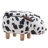 Upholstered Animal Shaped Ottoman Ride-on Footrest Stool Rest Seat TOY Kids New
