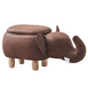 Upholstered Animal Shaped Ottoman Ride-on Footrest Stool Rest Seat TOY Kids New