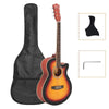 40" 6 String Folk Acoustic Guitar Adult Beginner Starter with Bag Tool