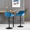 2/4x Bar Stools Gas Lift Swivel Stool Vilvet Breakfast Kitchen Cafe Chairs
