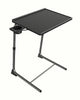 Freestanding Adjustable Portable Table buddy Dinner Laptop desk with cup holder