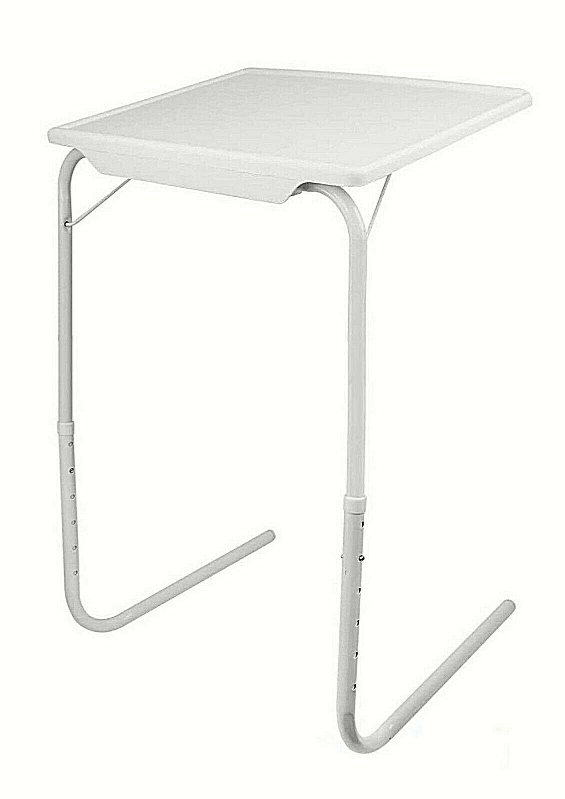 Freestanding Adjustable Portable Table buddy Dinner Laptop desk with cup holder