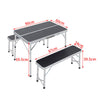 Folding Camping Table Chairs Outdoor Picnic Festival Fishing Portable BBQ Patio