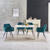 4PCS Industrial Dining Table & Chair Set Kitchen Furniture Table office chairs
