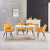4PCS Industrial Dining Table & Chair Set Kitchen Furniture Table office chairs