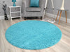 Circular Circle Shaggy Rugs Non Slip Washable Floor Small Large Round Mats Cheap