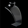 2X ACRYLIC JEWELLERY NECKLACE CHAIN DISPLAY PENDANT BUST HOLDER SHOW STAND CHAIN