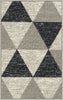 Machine Washable Non Slip Greek Key Kitchen & Hall Runners Rugs Mats Black Grey