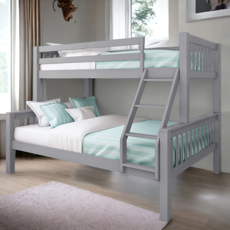 Triple Bunk Beds 3ft Single Bed Frame Wooden Double Bunk Bed For Kids Children