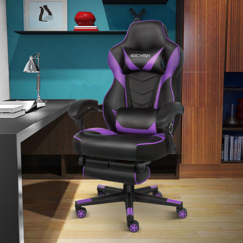 Luxury Executive Massage Gaming Chair Computer Swivel Recliner Home Office Large