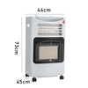 Movable Portable Indoor Heater 4.2 KW Home Butane Calor Gas Heating Regulator UK