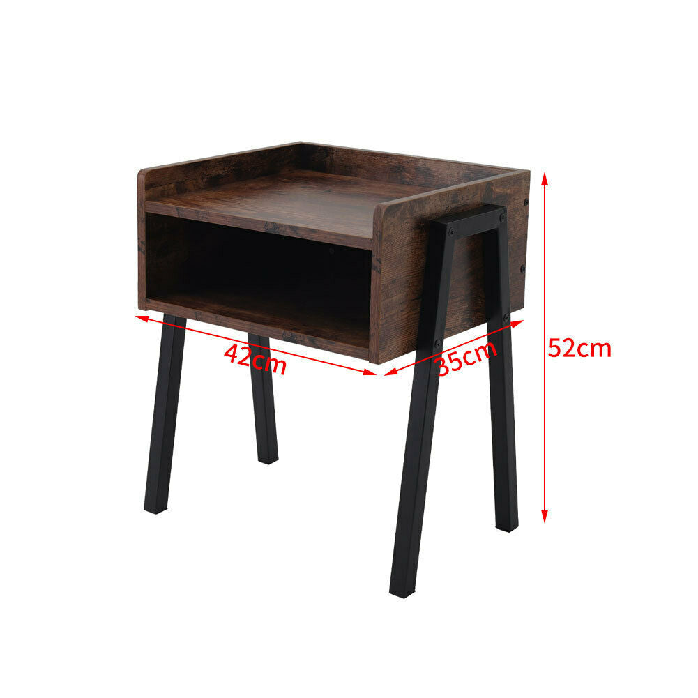 Coffee Table Sofa Side End Modern Tea Desk Storage Shelf for LivingRoom Bedroom