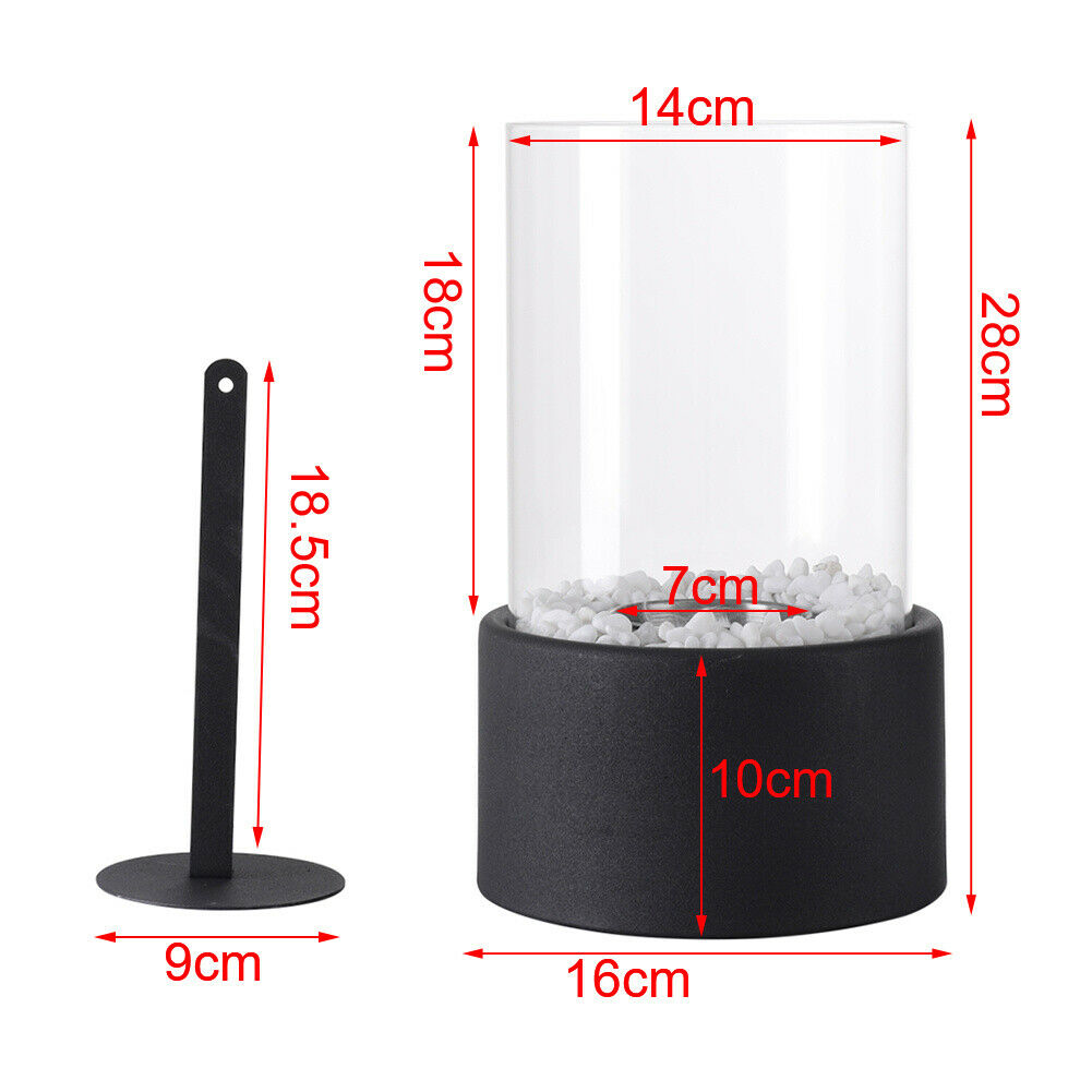 Bio Ethanol Fireplace Portable Camping Tabletop Fire Burner Bowl Pot In &Outdoor