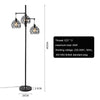 Standard Black Floor Lamp Metal Base Reading Bedroom LivingRoom Adjustable Light