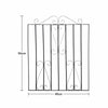 High and Wide Garden Gate Wrought Iron Metal Garden Side Gates Safety Door Yard