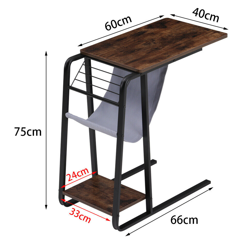 End Table Coffee Snack Sofa Side Table Storage for LivingRoom/Bedroom Office NEW