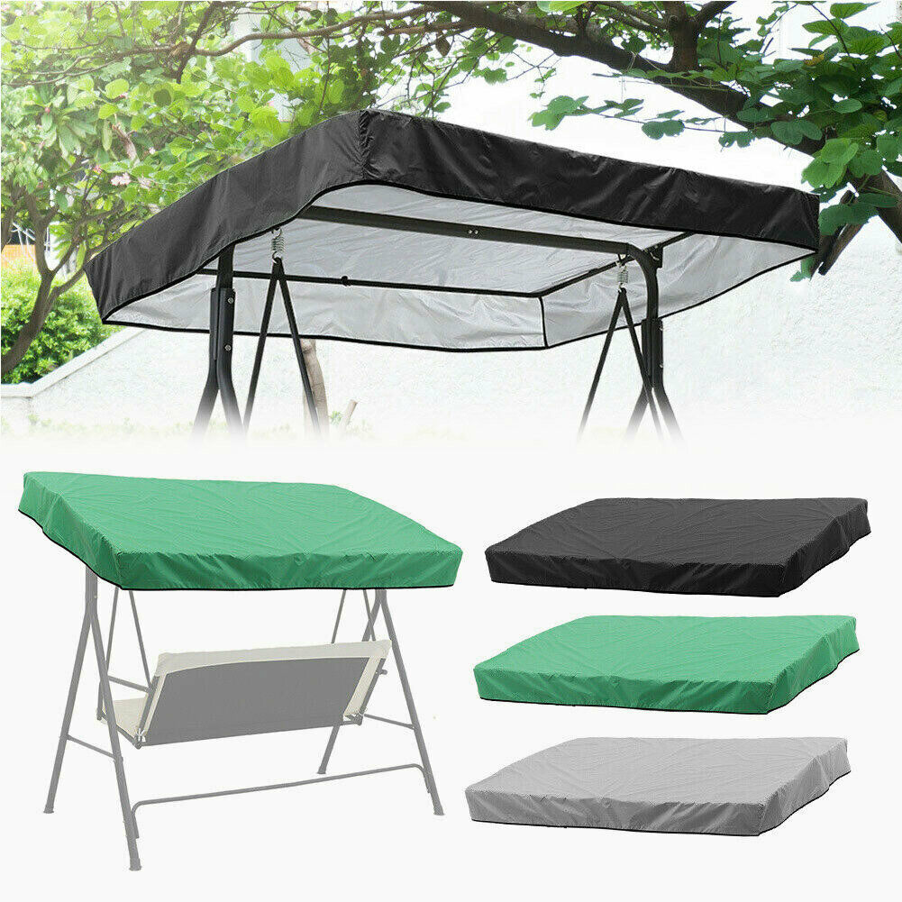 Outdoor Garden Replacement Canopy for Swing Seat 2/3 Seater Hammock Top Cover UK