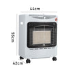 Movable Portable Indoor Heater 4.2 KW Home Butane Calor Gas Heating Regulator UK