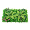 Artificial Plant Greenery Wall Hedge Grass Leaf Mat Fence Foliage Panel 60x40cm