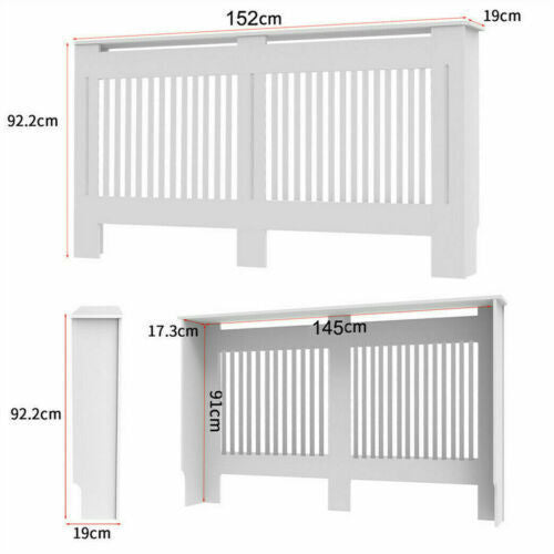 Upgrade Tall Radiator Cover Shelf Decorative for Hallway Enterway Kitchen House