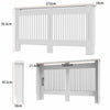 Extra Tall White Radiator Cover Grill Shelf Standing Room Bedroom Lounge Porch