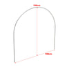 Galvanized Steel Greenhouse Plant Hoop Garden Tunnel Hoop with Netting Clips