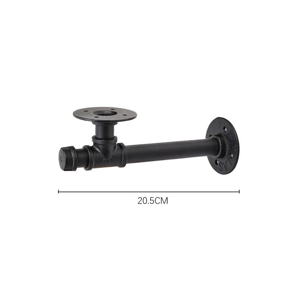 Wooden Clothes Rail Rack Garment Hat Hook Display Stand Bedroom Storage Shelf