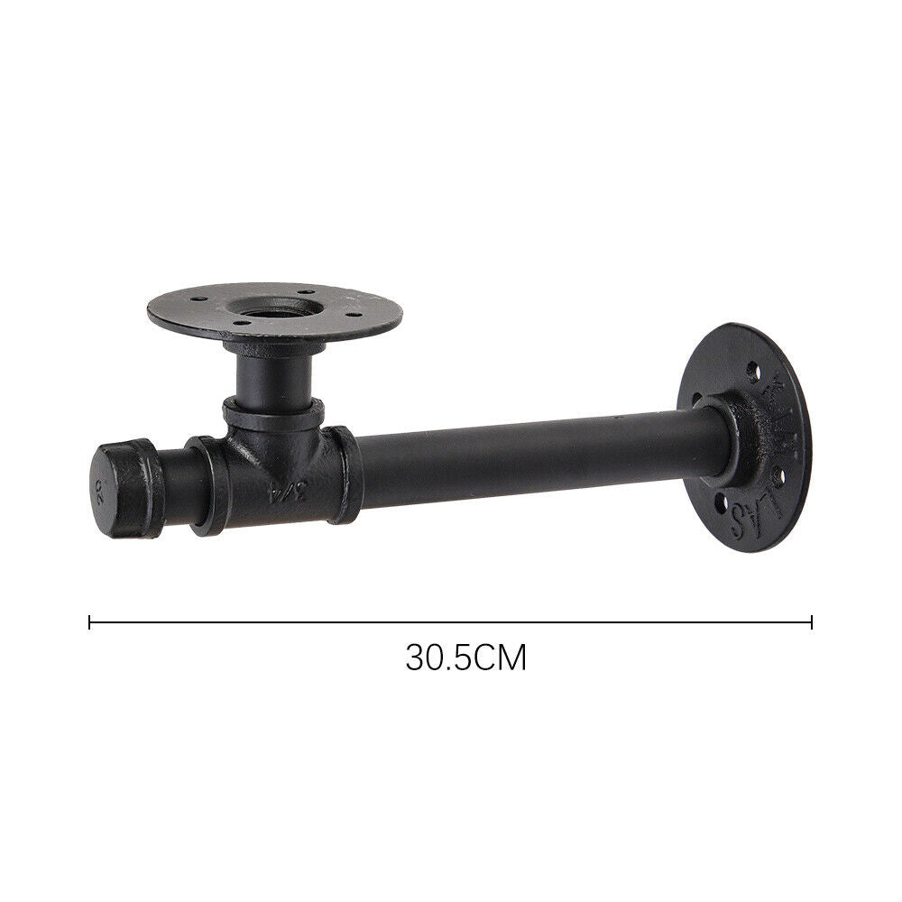 Wooden Clothes Rail Rack Garment Hat Hook Display Stand Bedroom Storage Shelf