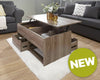 Ultimate Storage Coffee Table New Modern Design 2 Drawer Lift Up Living Room