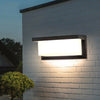 Modern 18W Outdoor PIR Motion Sensor LED Wall Light Garden Lamp IP65 Waterproof