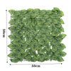 6X Artificial Grape/Watermelon Fence Panels Hedge Leaves Privacy Screen Balcony