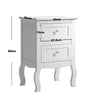 White Narrow Bedside Cabinet 1 Drawer Lamp Table Night Stand Bedroom Sofa Side